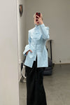 SAMUEL GUI YANG Double-layer half skirt AW21 SK02-1